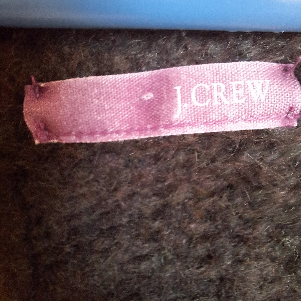 J Crew Dark Brown Cable Knit Button Down Women's Sweater - Size Small - Picture 7 of 9